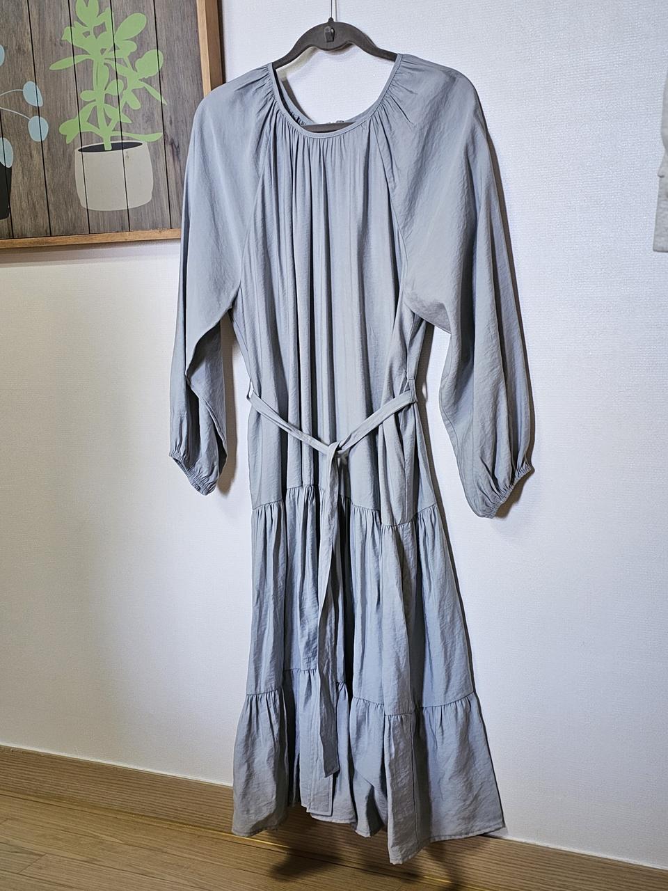 드레스 원피스 그레이블루