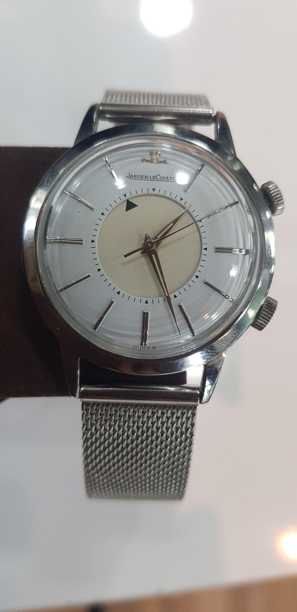 예거르쿨트르 메모복스 알람 빈티지 망치자동 시계