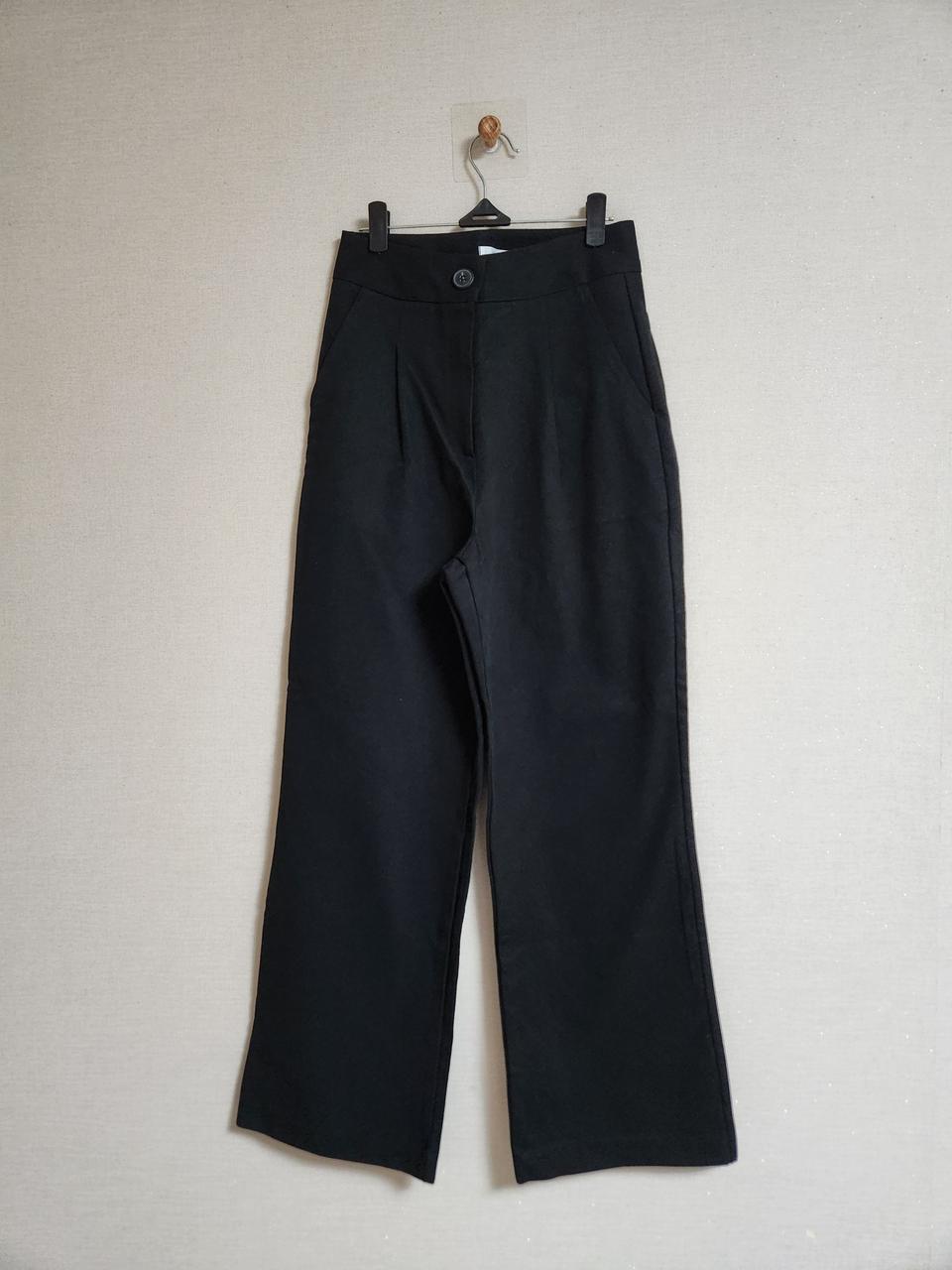 새상품(S) -디오트 잇쏭  블랙 일자 통바지