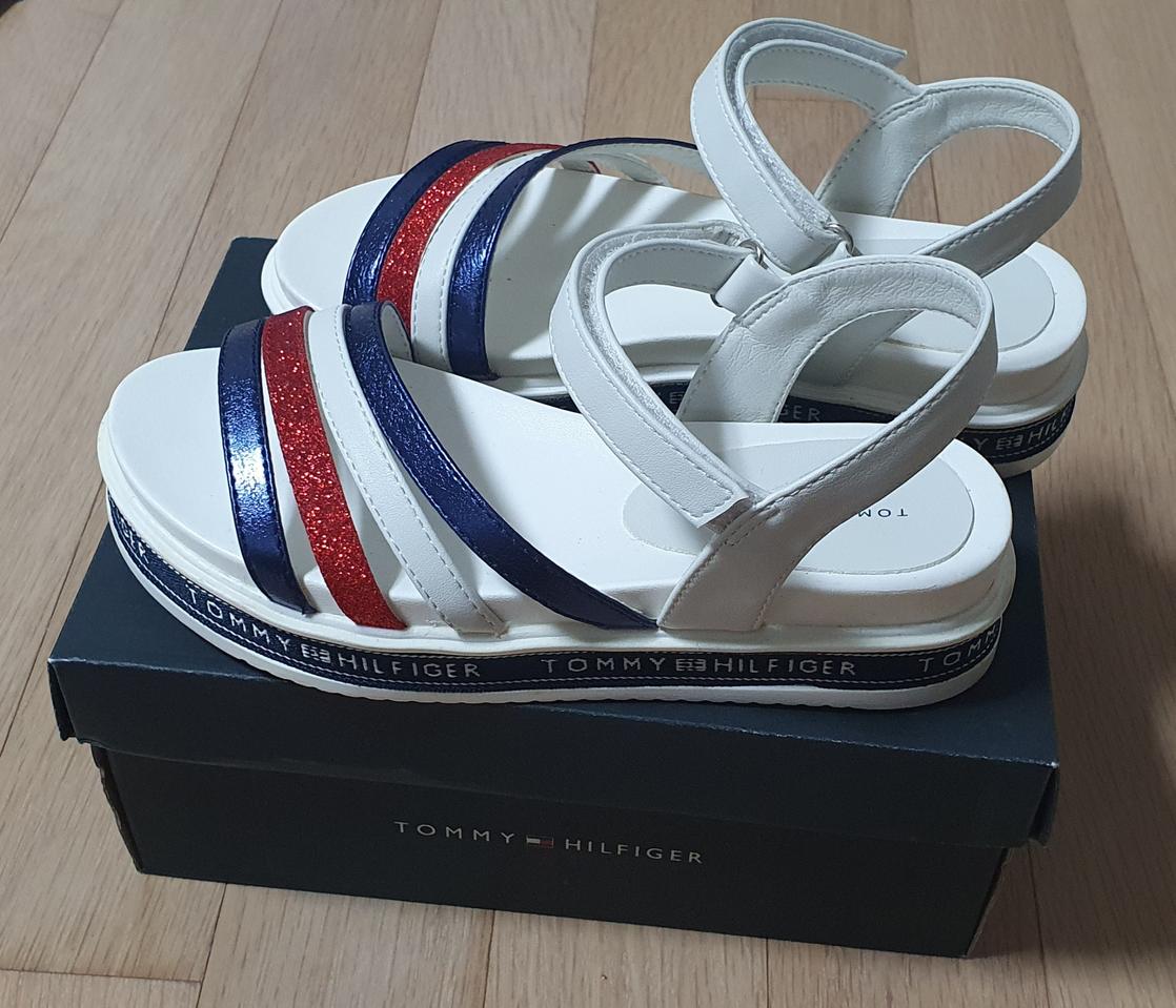 (1회착용)타미힐피거 샌들220