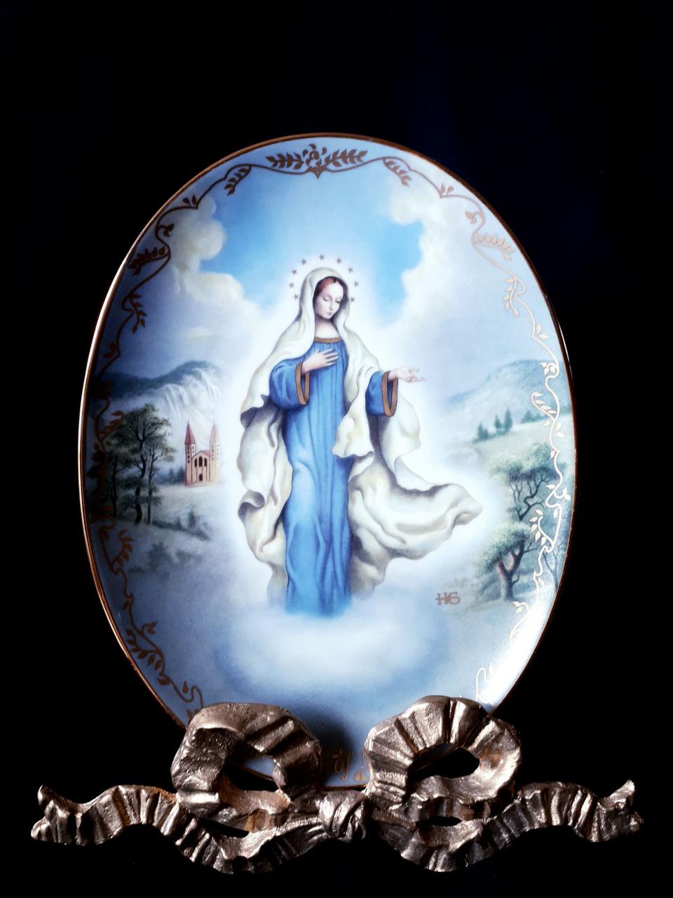 ❤앤틱  성모마리아 장식접시