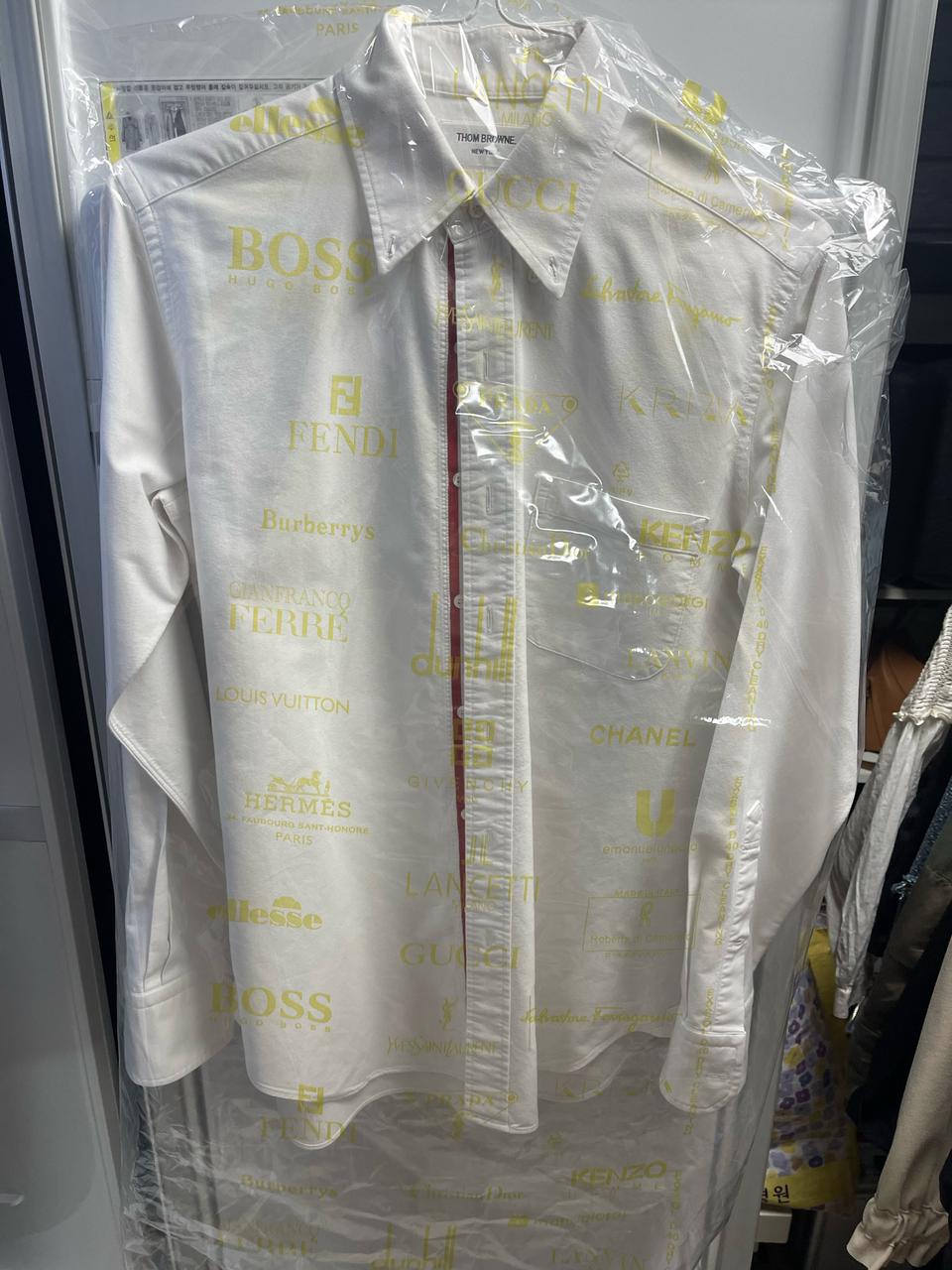 톰브라운/ 화이트 옥스포드 셔츠/3