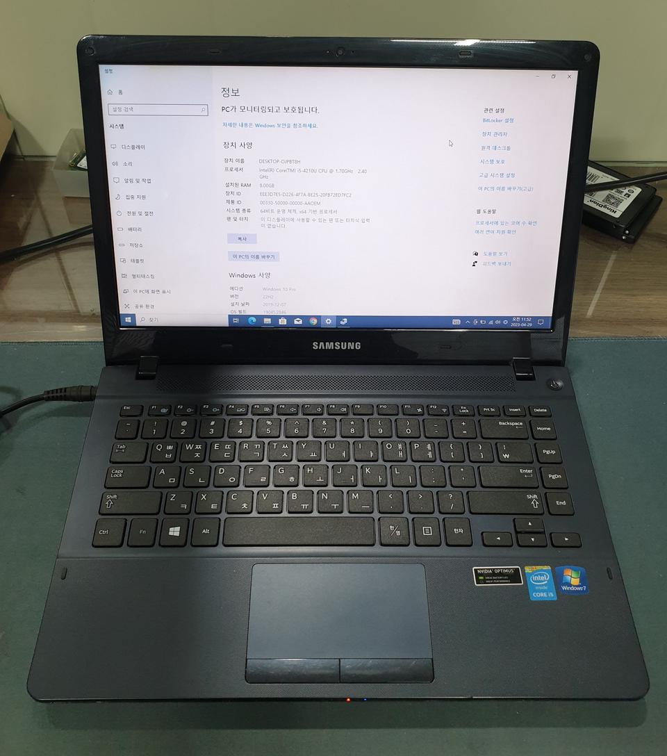 삼성노트북 i5 4210U 8G SSD 128G