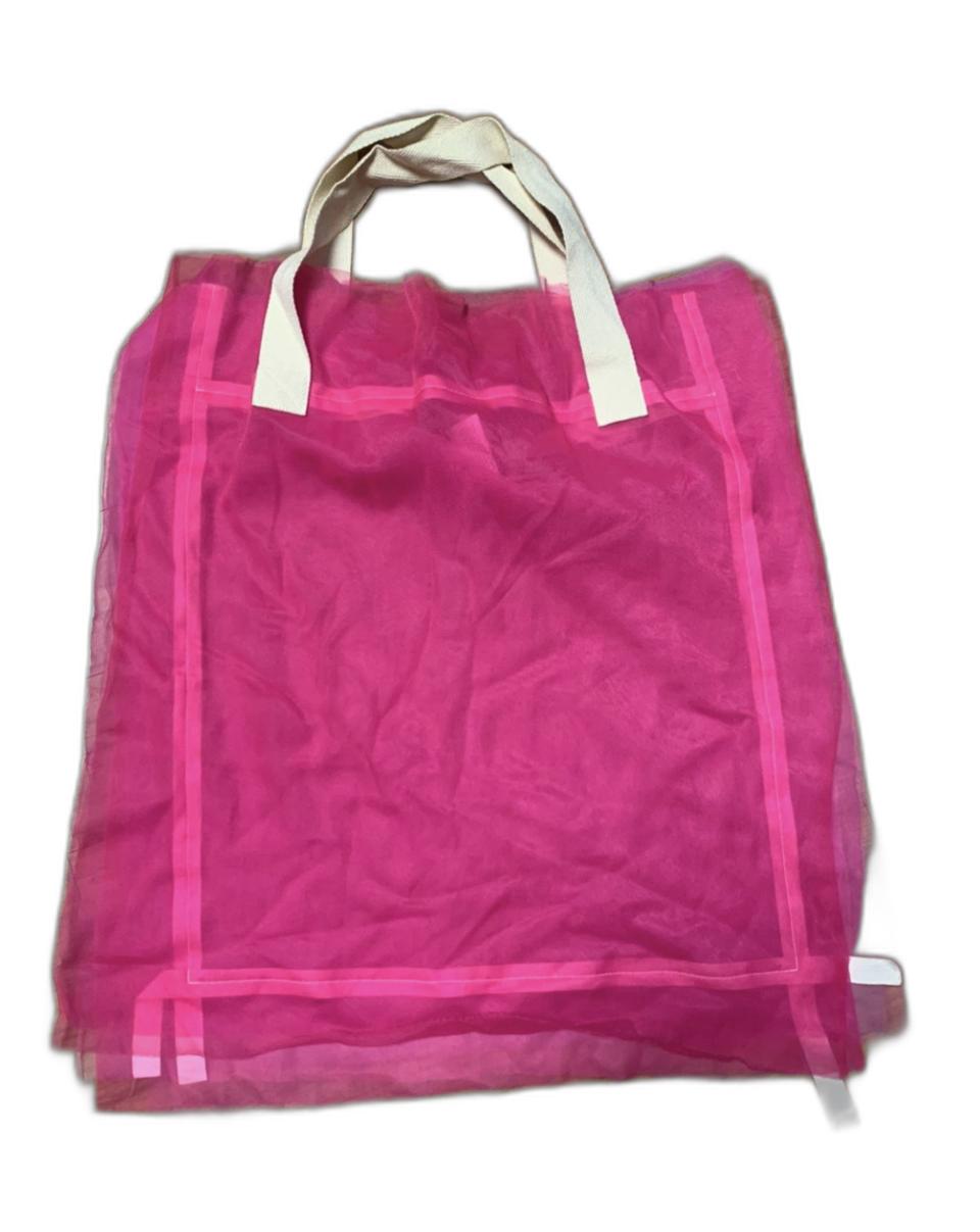 꼼데가르송 트리콧 tricot 메쉬 토트백