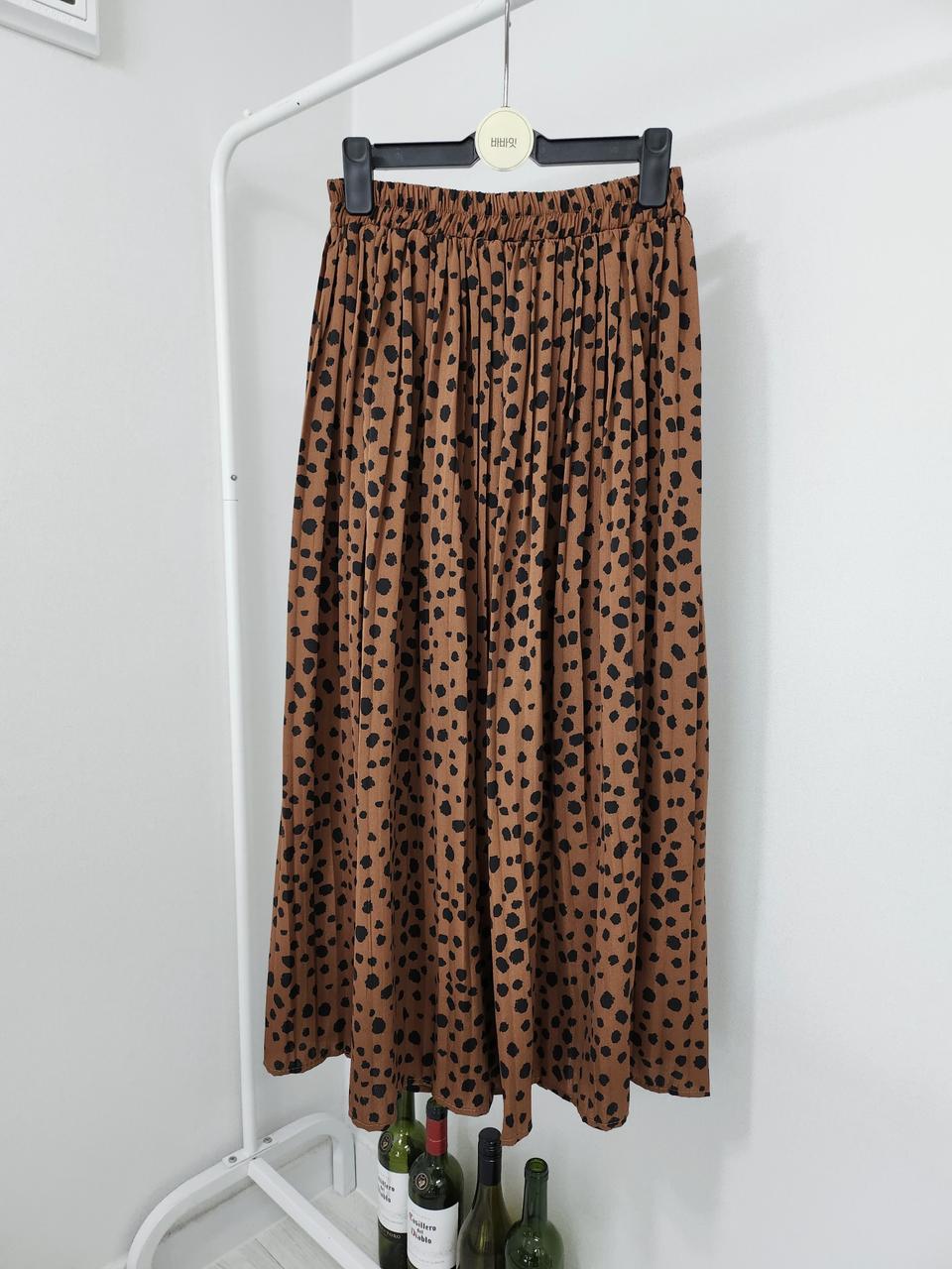 새상품 주름 롱치마 스커트 플리츠 프리