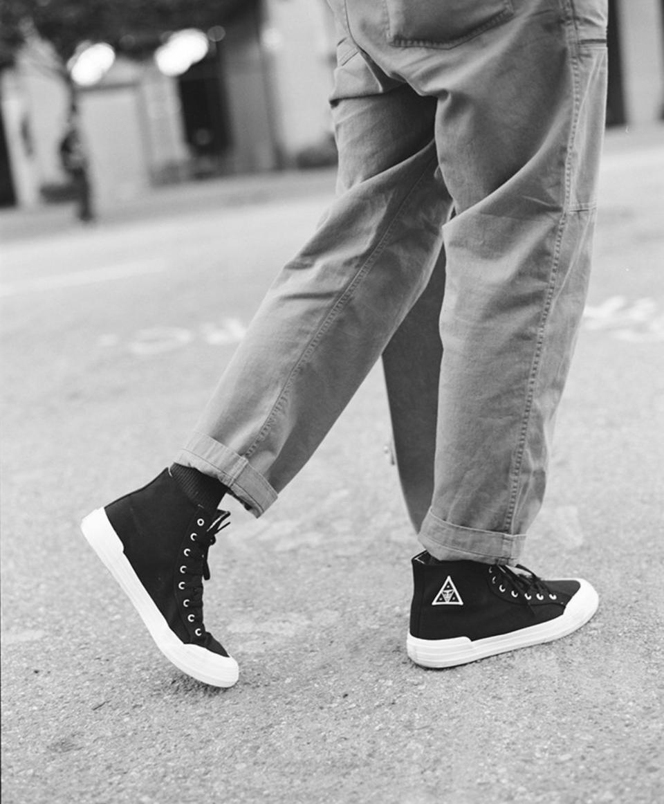 허프 & 오베이 콜라보 하이탑 남자 스니커즈 41