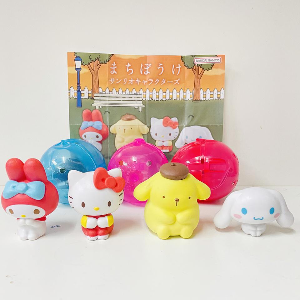 산리오 친구들 기다림 피규어 캡슐토이 가챠 4종 세트일괄