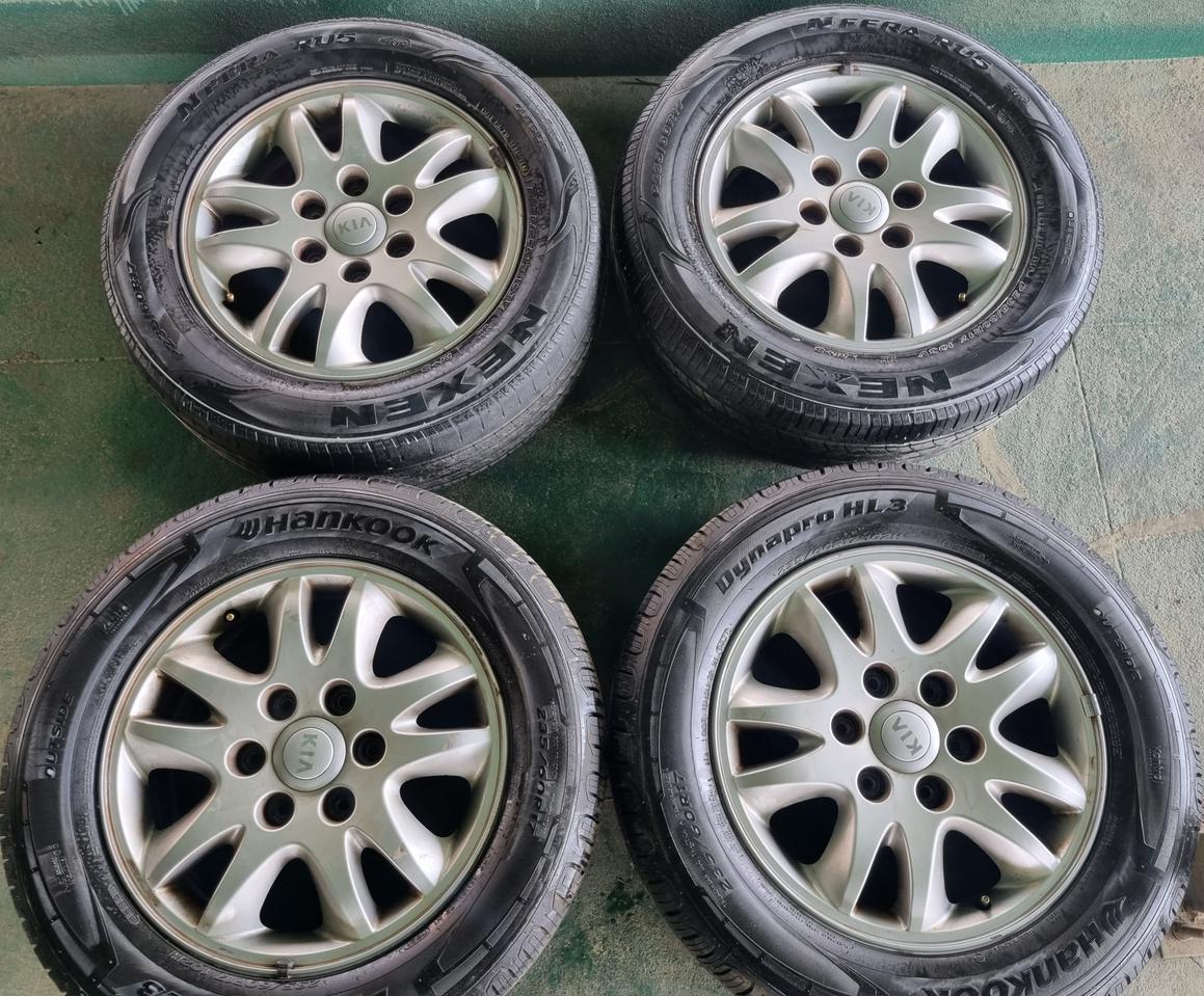 [구미]그랜드카니발 순정 휠 타이어 세트 팝니다