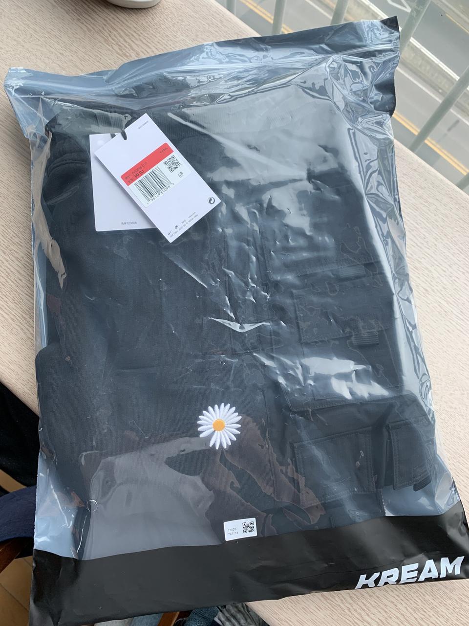 [L] 피스마이너스원 x 나이키 와이드 팬츠 블랙 판매합니다