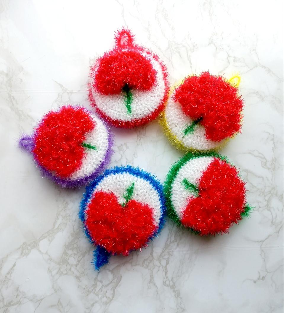 카네이션 수세미-비비드