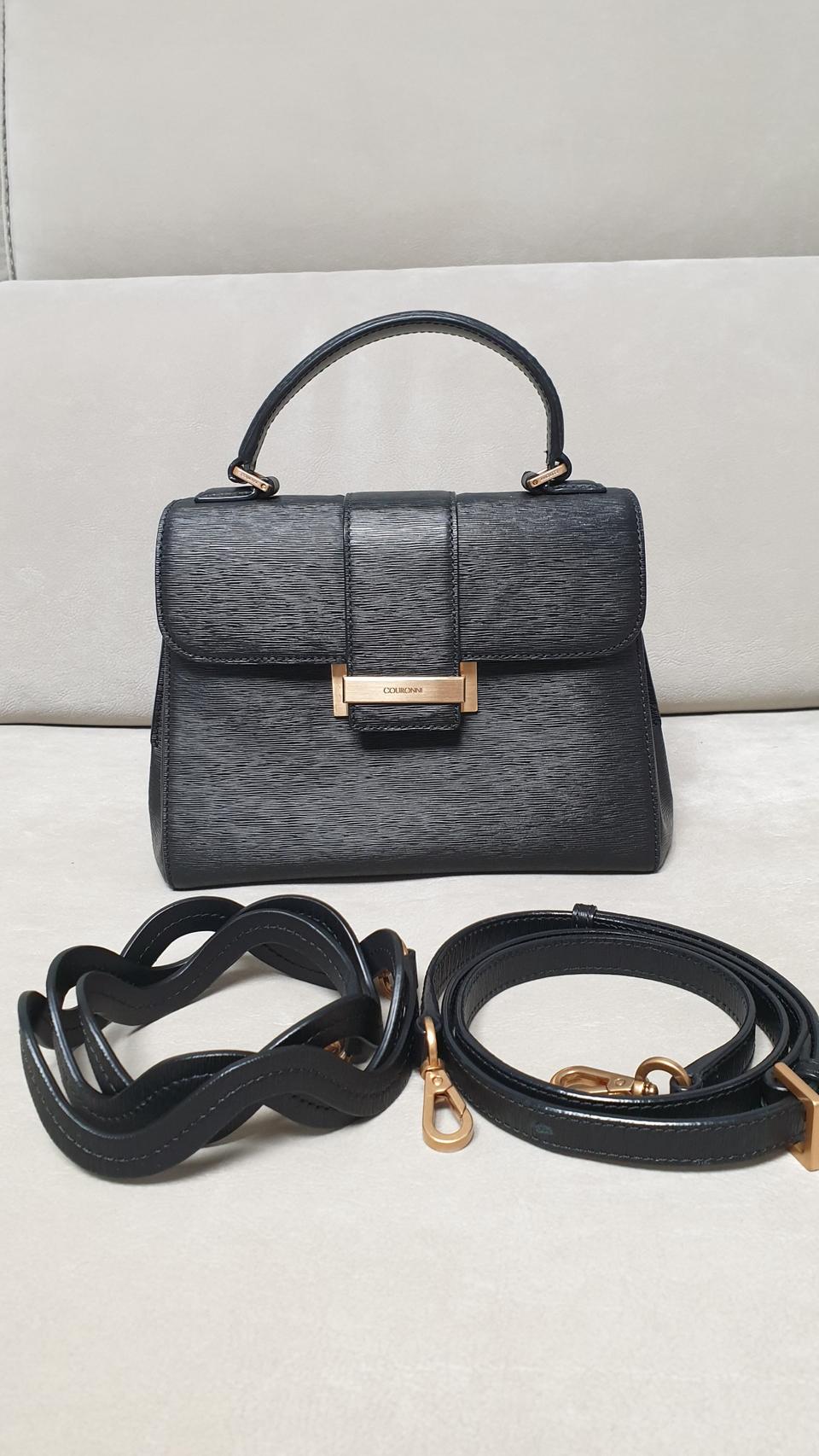 쿠론 블랑 토트백 블랙