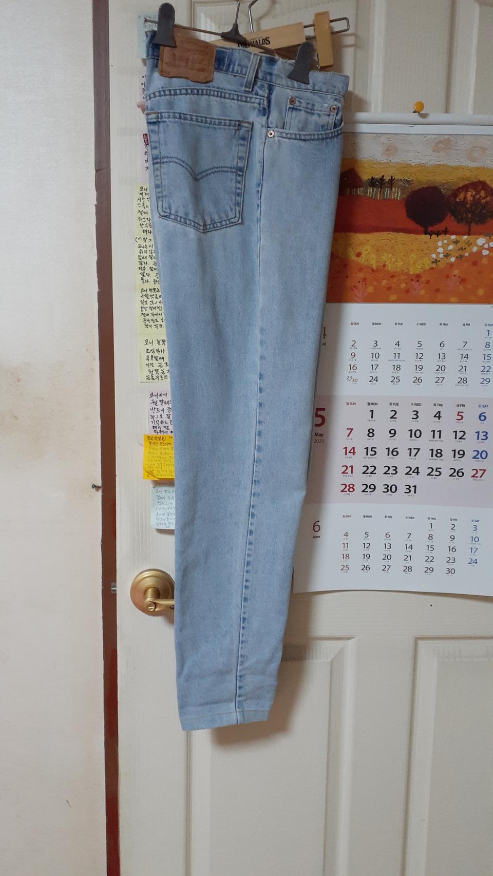 리바이스 512 청바지