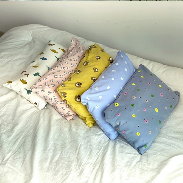 편안한 솜사탕 아동 꿀잠 마이크로 에어 비즈 베개