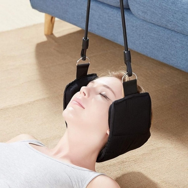 넥해먹 목 스트레칭 기구 무중력 넥 당기미 늘리기 운동 헬프 큐어 운동