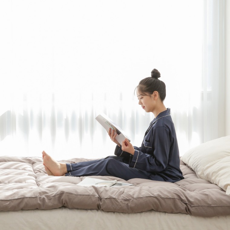 무중력 두꺼운 토퍼 바닥 거실 매트 차박 캠핑용