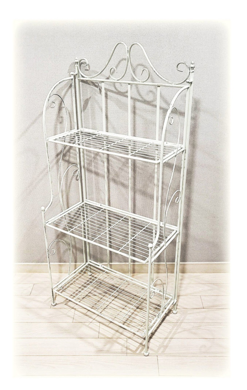 빈티지 3단철제 선반