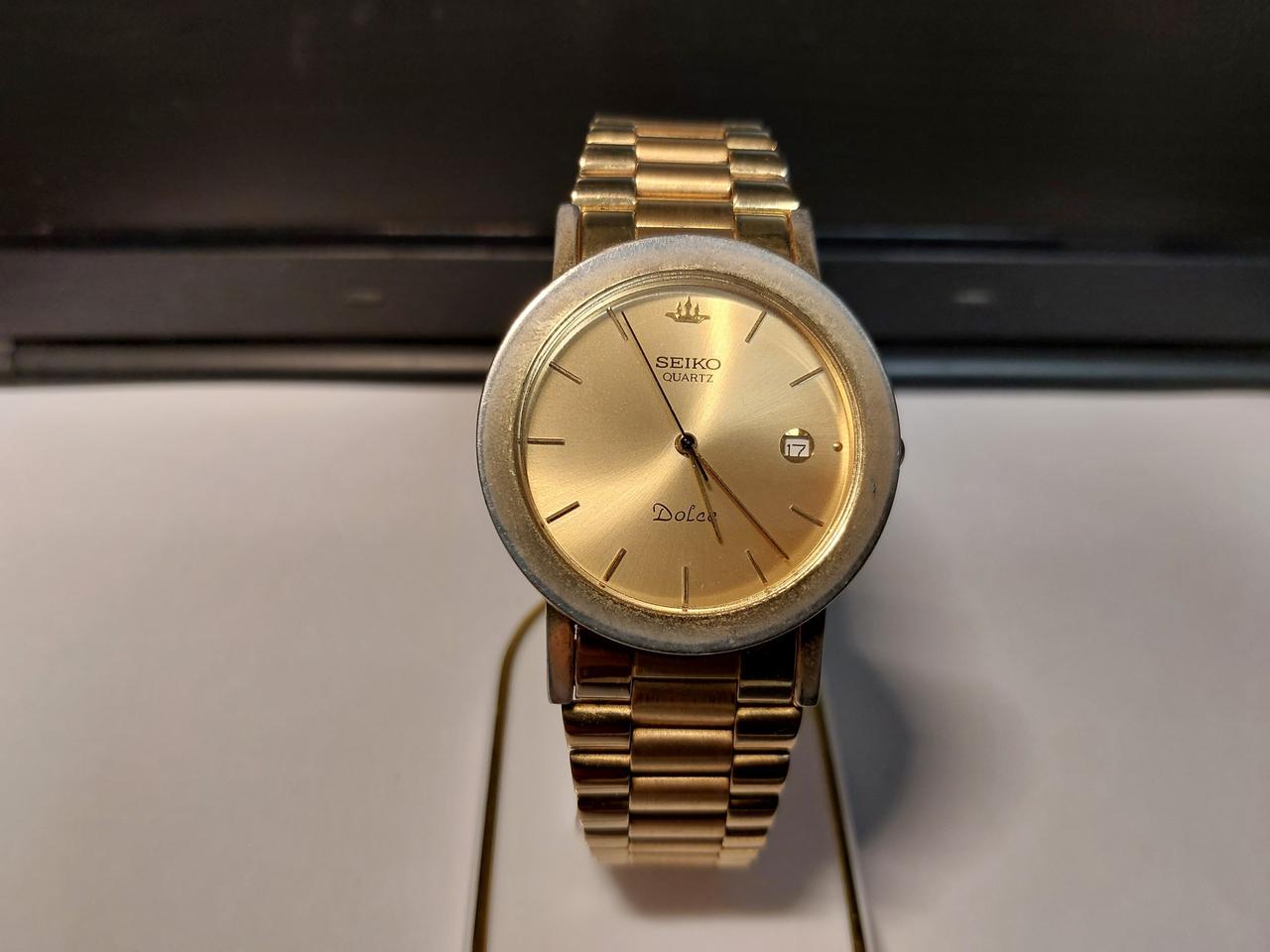세이코 금장시계