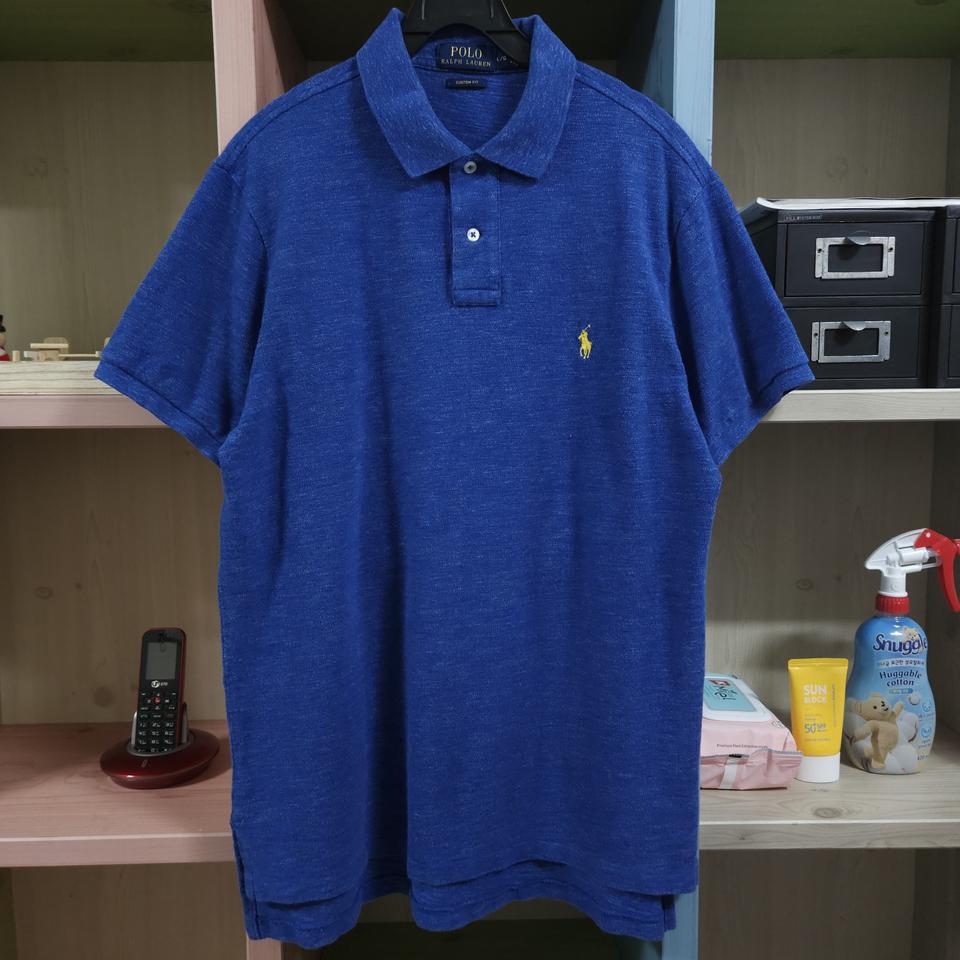 폴로 커스텀핏 L사이즈 반팔 티셔츠