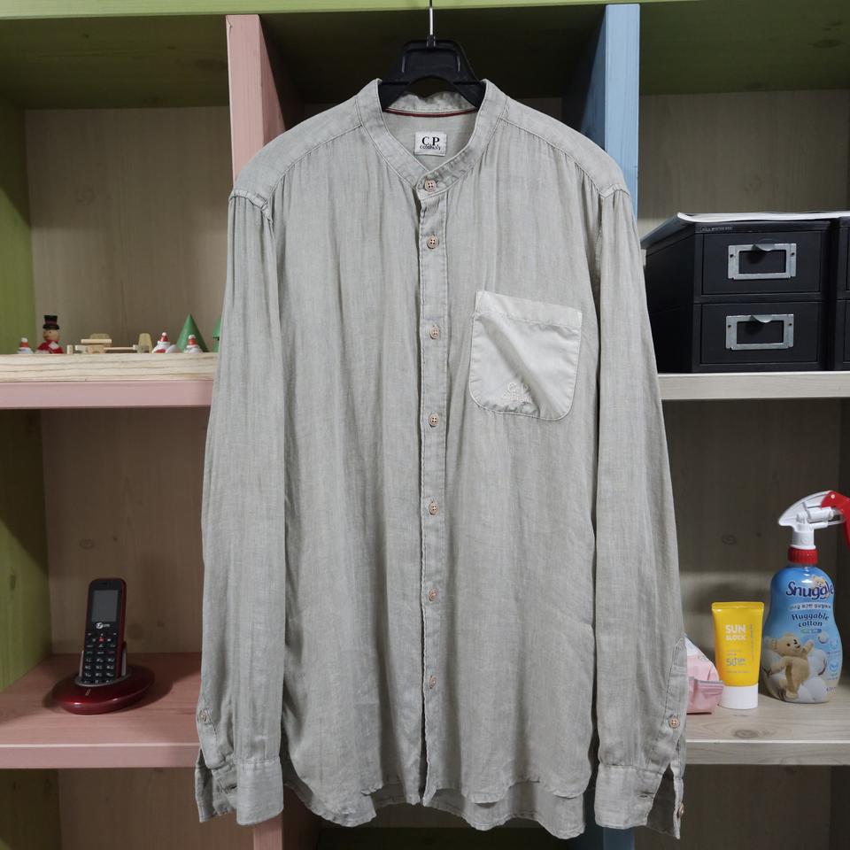 CP컴퍼니 100사이즈 린넨 셔츠