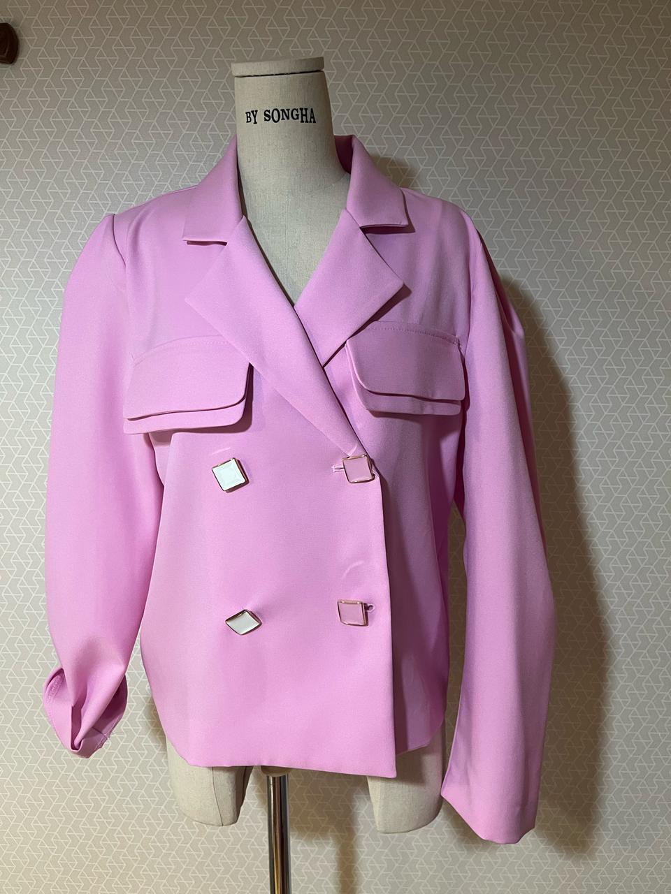 딘트 핑크블라우스+팬츠 새상품