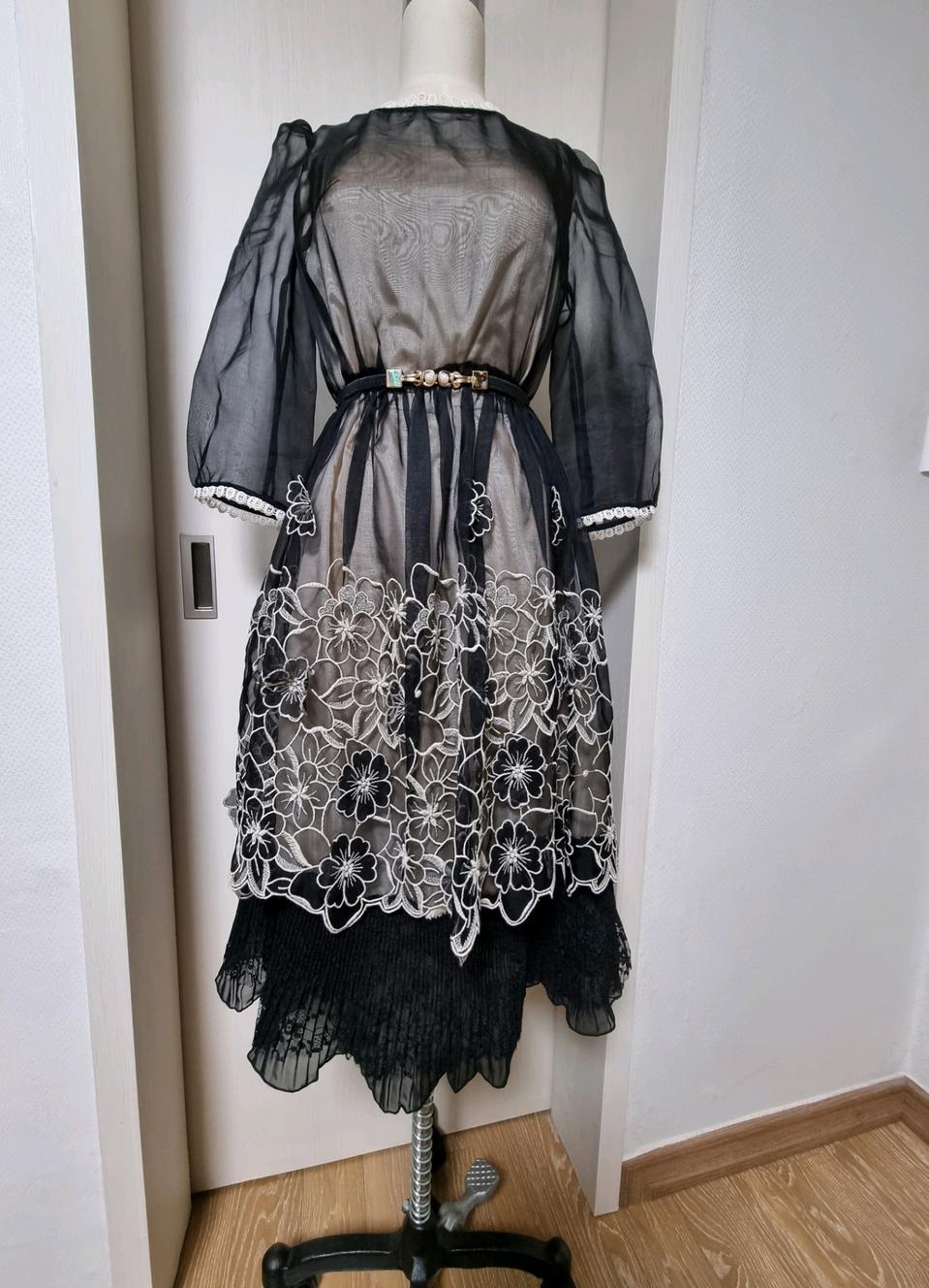 레니본 오간자 원피스