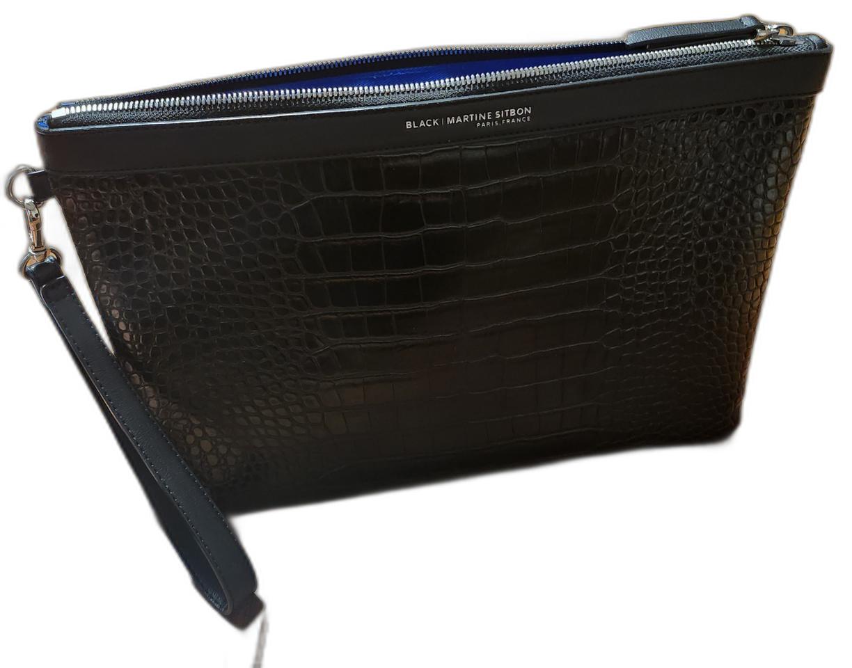 블랙마틴싯봉 크로커 클러치백