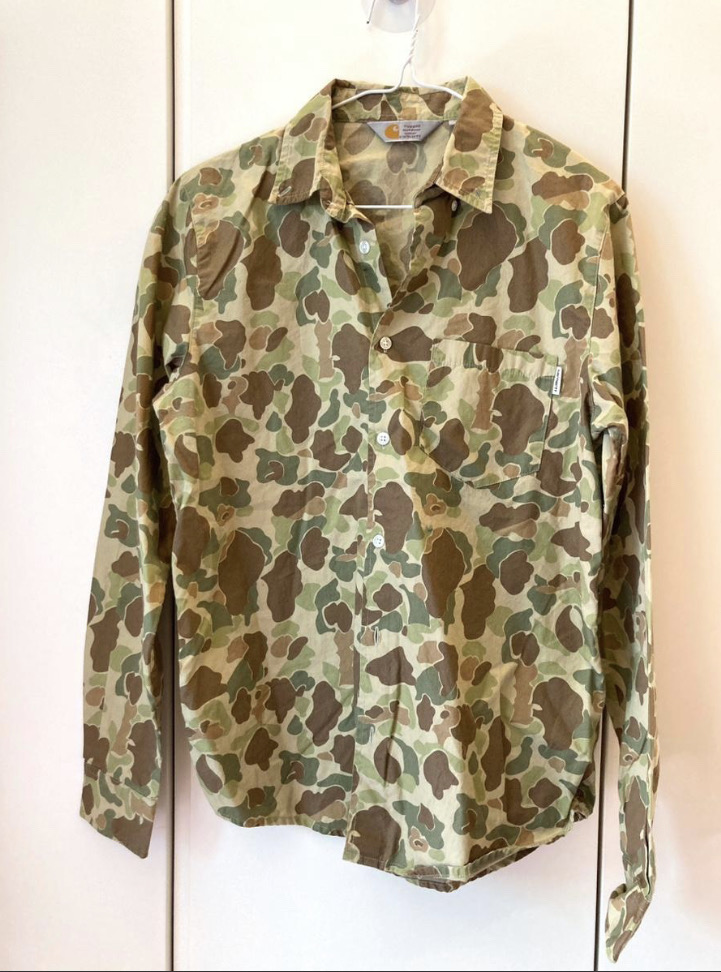 새상품 밀리터리 카모 칼하트 남방 셔츠 빈티지
