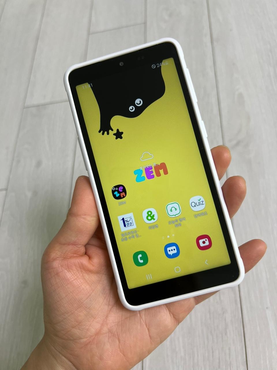 갤럭시 Xcover5(젬폰) 화이트 64기가 키즈폰(자급제)