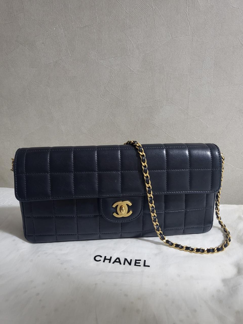 샤넬 초코바 체인 숄더백 바게트백