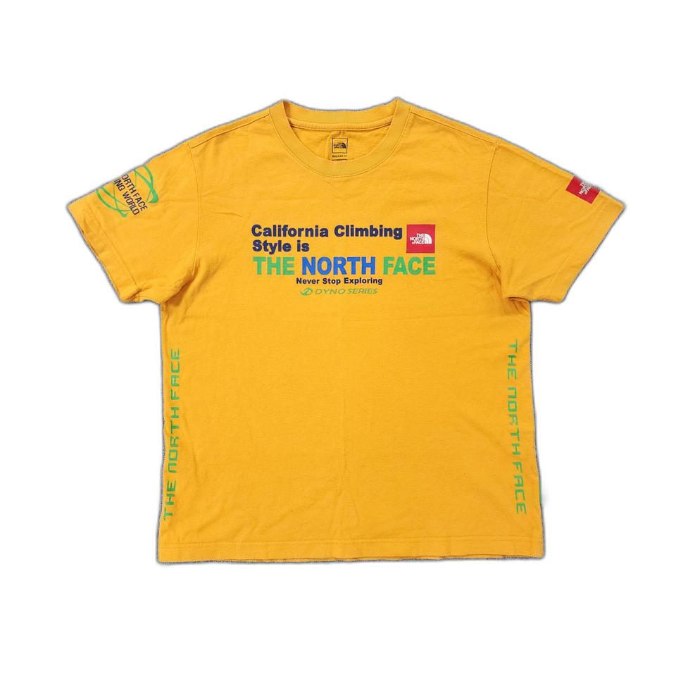 노스페이스 공용 기본 로고 반팔 면 티 90