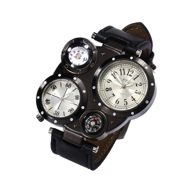 NEW 검정B 고급 군대 손목 시계 남성 입대 패션 아날로그 기념일 선물
