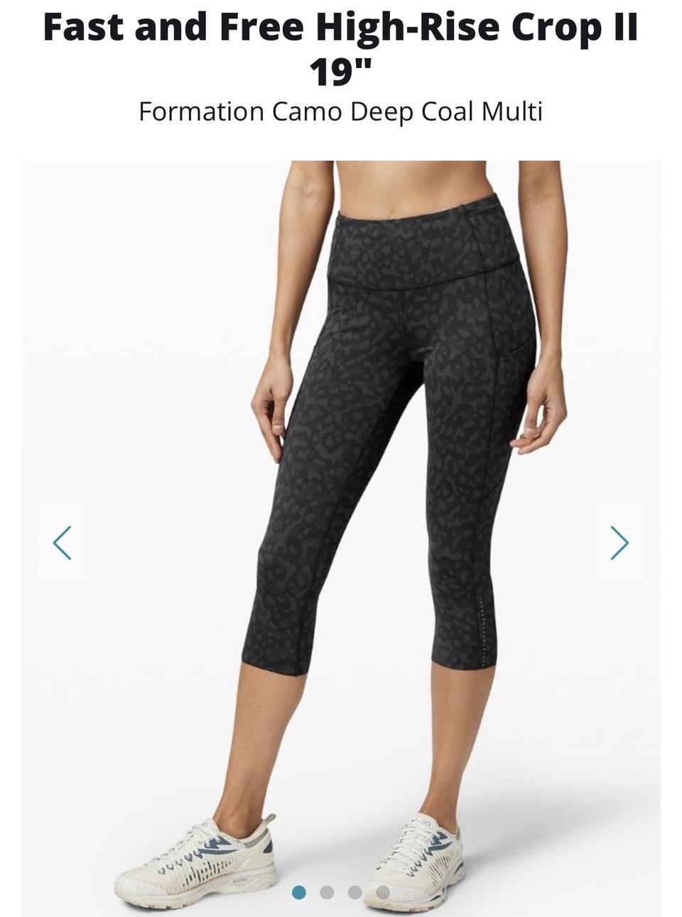 룰루레몬 패스트앤프리 19” (사이즈 4)