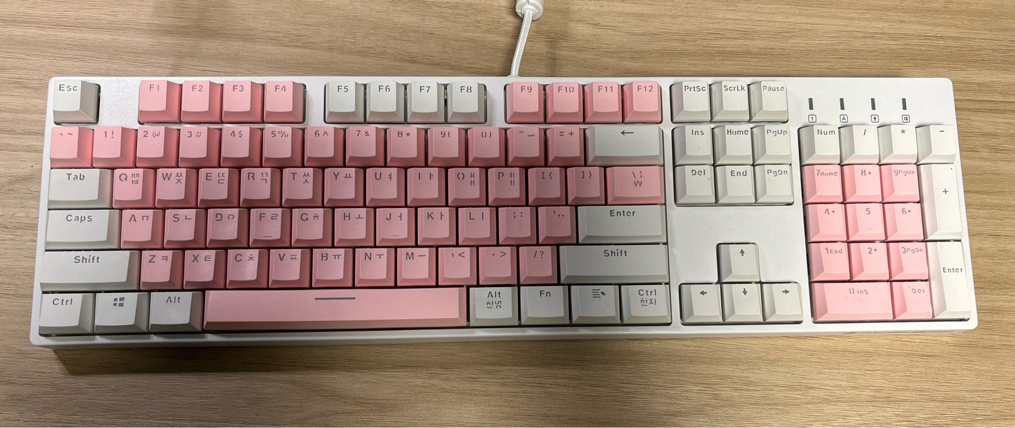 앱코 ABKO HACKER K3000 갈축 키보드 판매합니다.