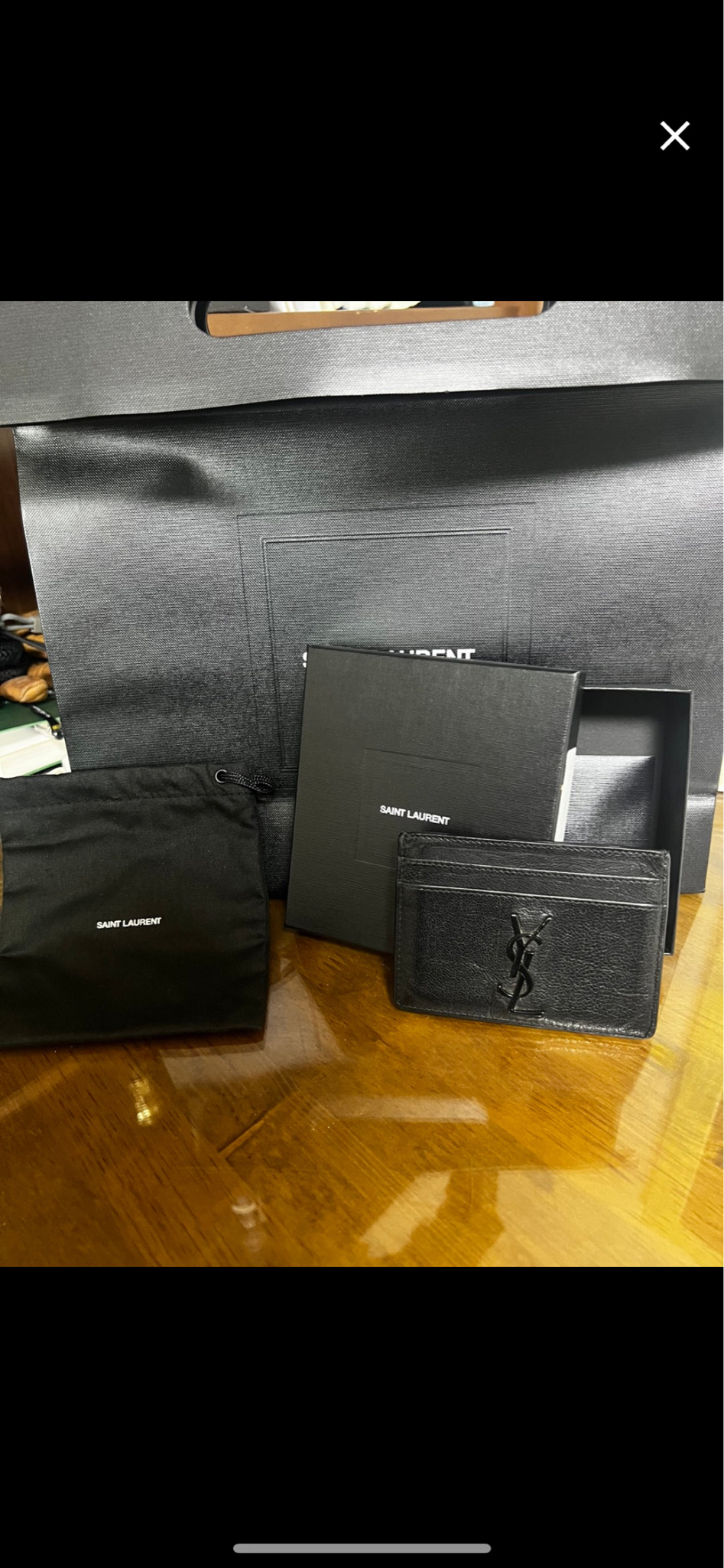 입생로랑 카드지갑