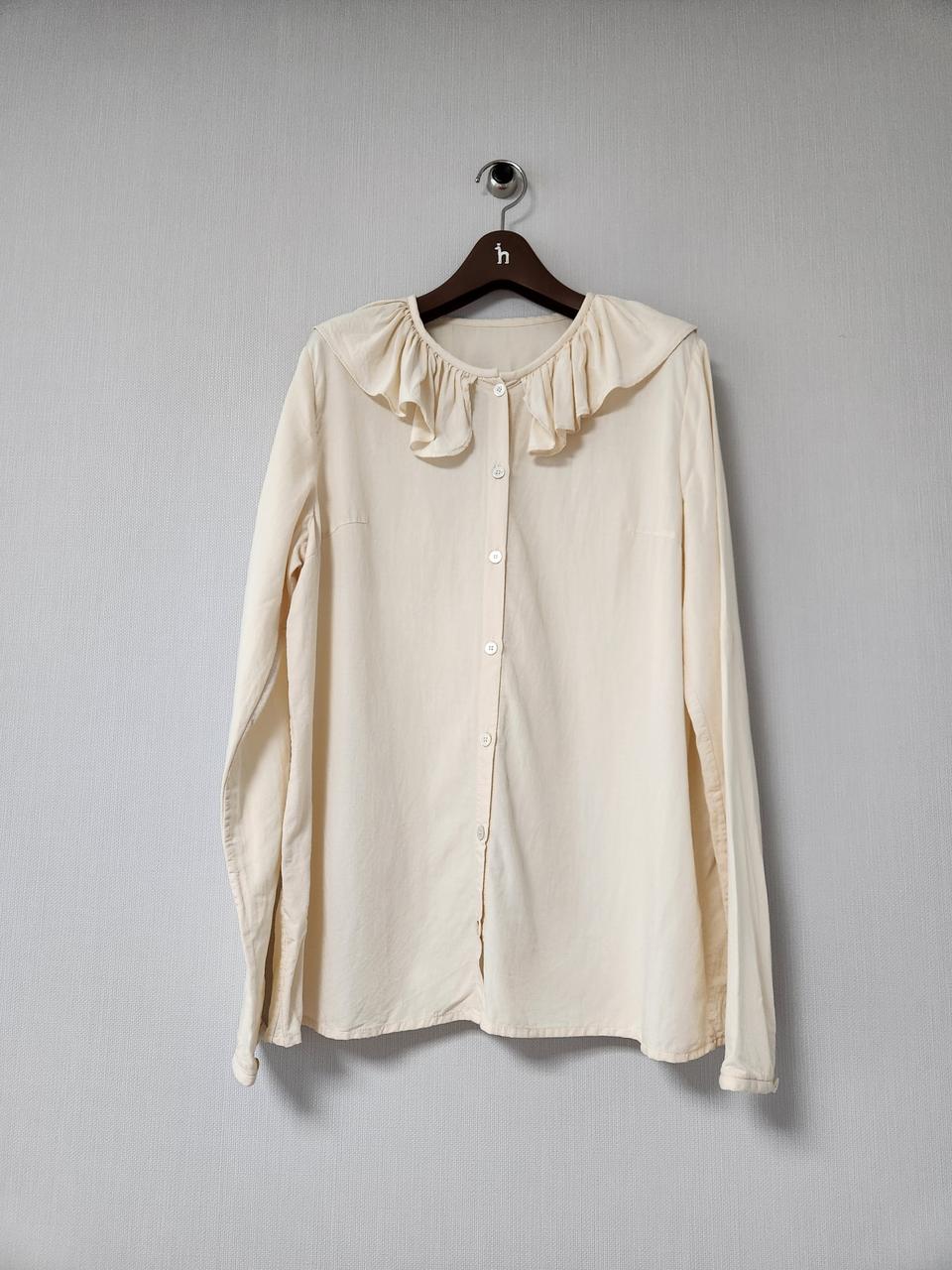 럭스위즈 러플 블라우스(M)