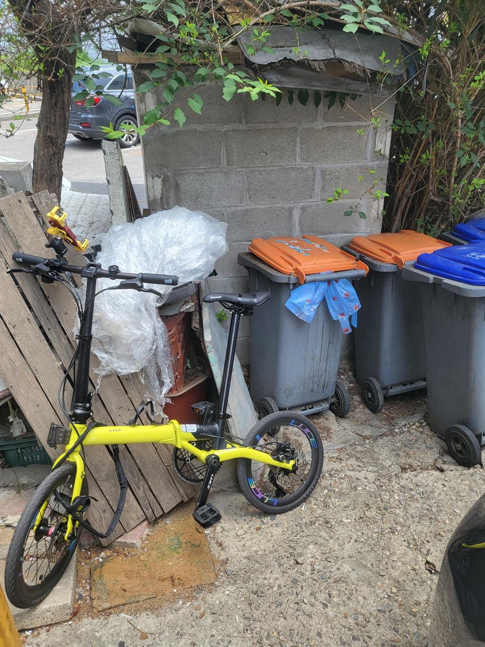 사바 캠프 헤지11 미니벨로 자전거판매합니다.