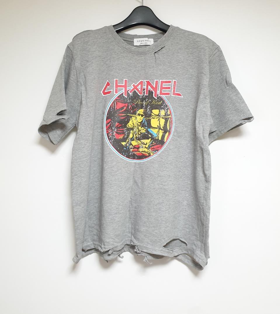 프린트로고티셔츠