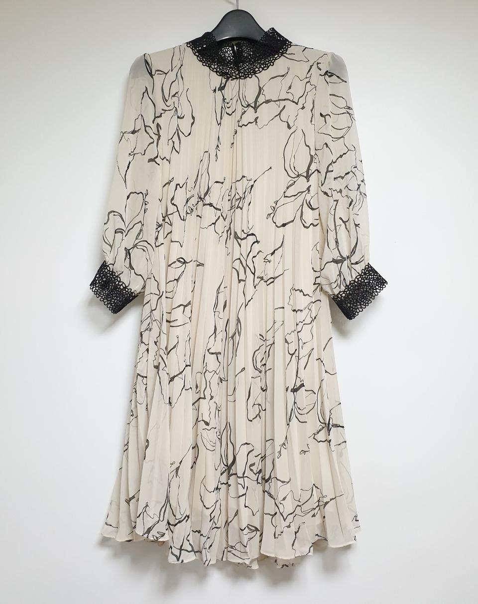 쉬폰주름원피스