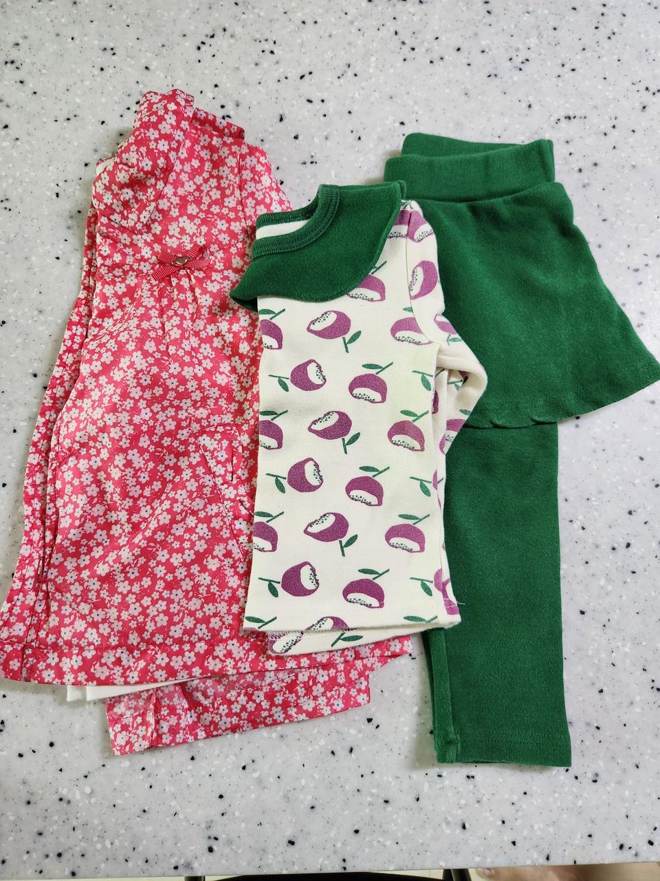 여아 점퍼&꽃상하복셋트일괄