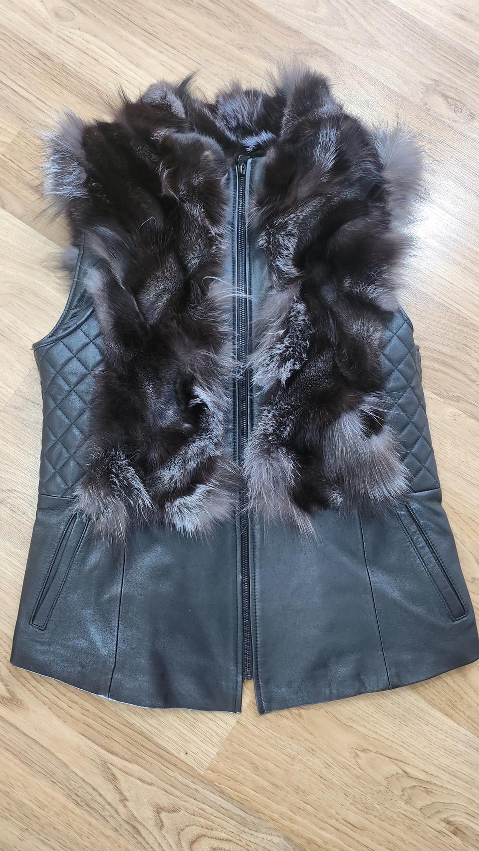 ss패션 폭스 양가죽 조끼 55