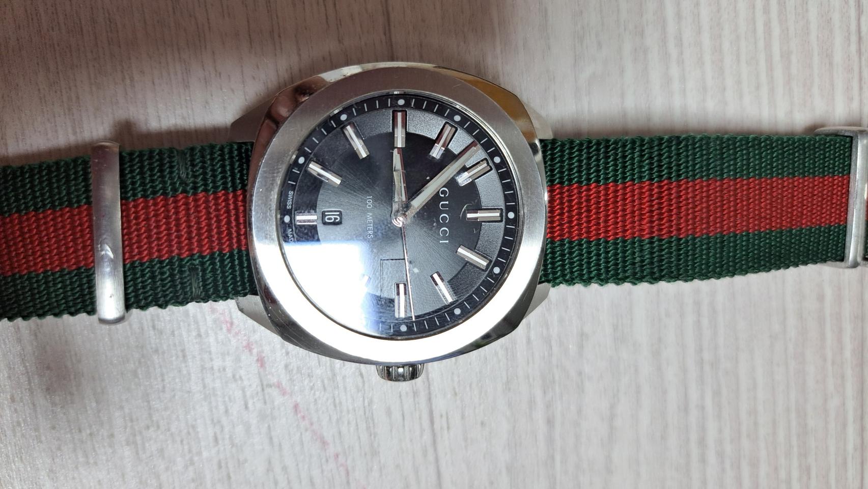 삼선밴드 구찌시계