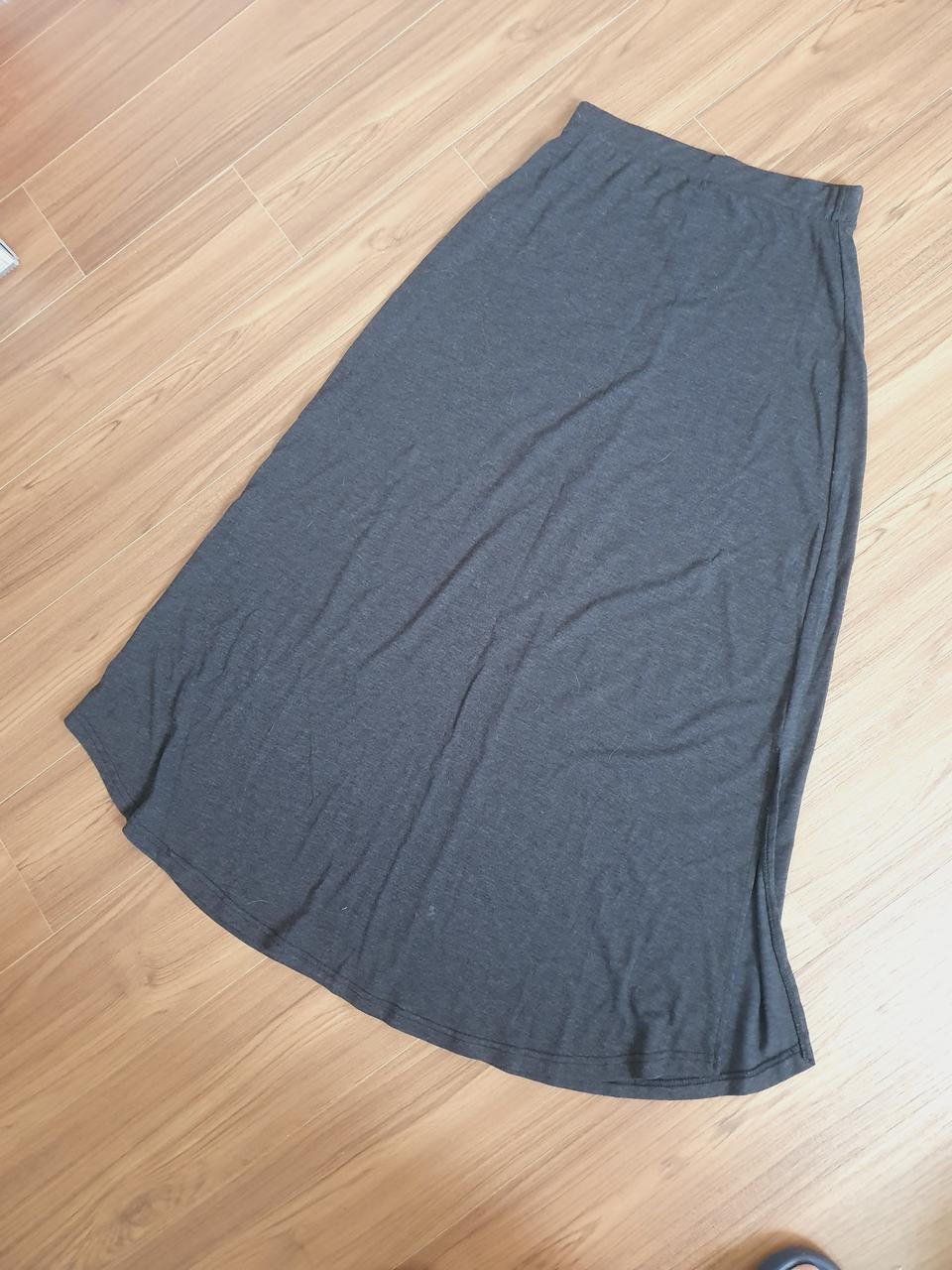 롱 옆트임 치마