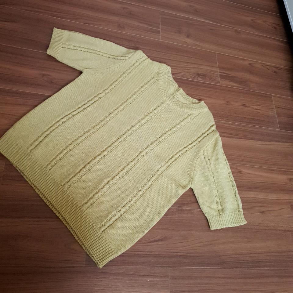 라임 라운드반팔니트