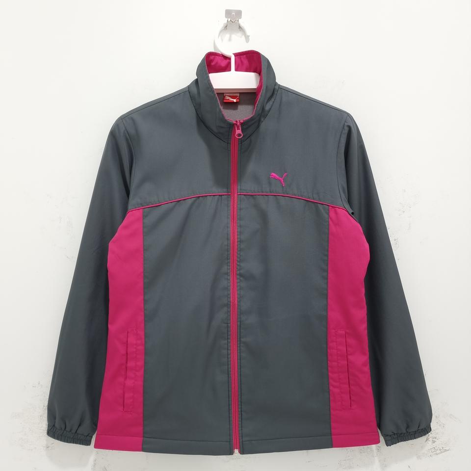 푸마 여성 바람막이 집업 자켓 트레이닝복 아우터 헬스 M