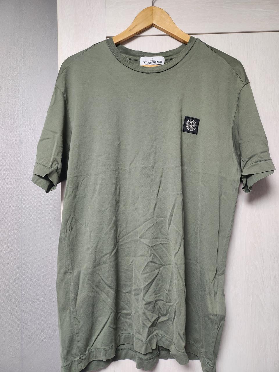 스톤아일랜드 로고패치 반팔 [XL]