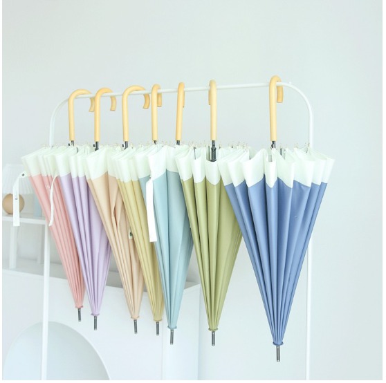 투톤 장우산 자동우산