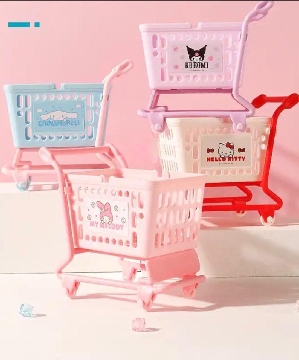 정품 산리오 미니 카트 보관함ㅡ 시나모롤만!!