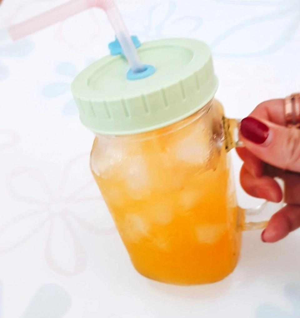 글라스빨대컵10개