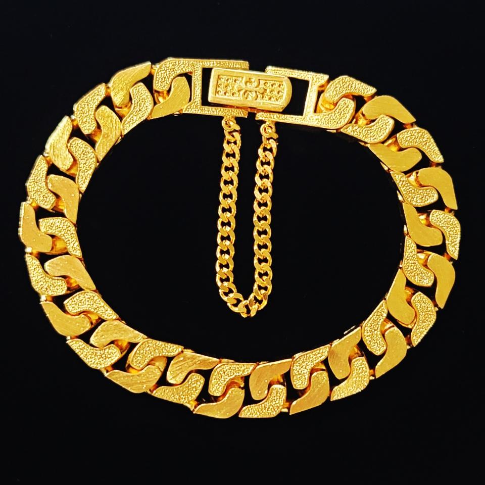 양면 투윈스 팔각팔찌 10mm 도금팔찌