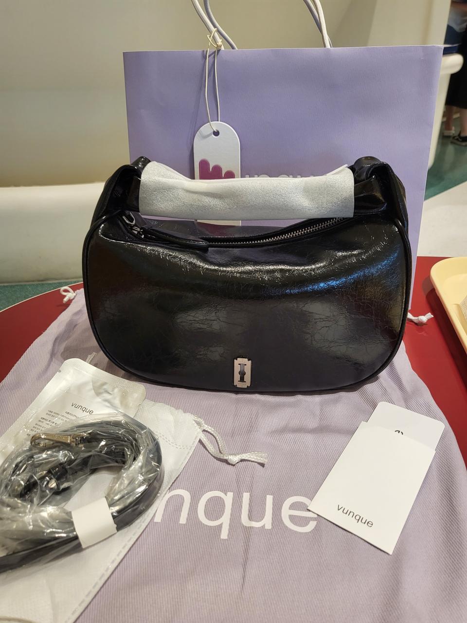 새상품)분크 코코넛백(블랙)